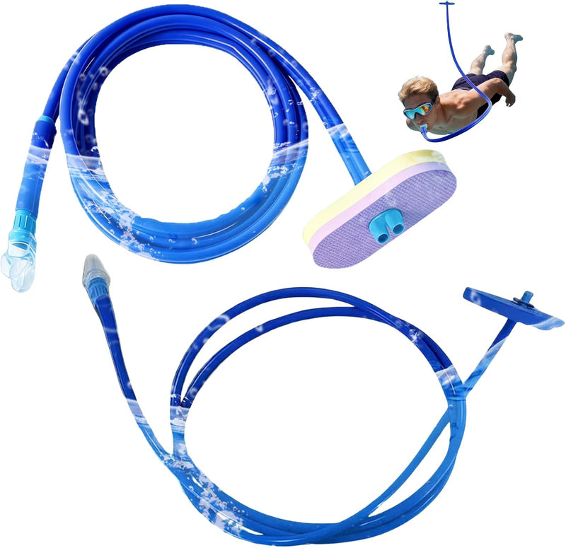 Laden Sie das Bild in Galerie -Viewer, Opvouwbare snorkel met siliconen mondstuk en drijvend ventiel – snorkelbuis – duikaccessoires
