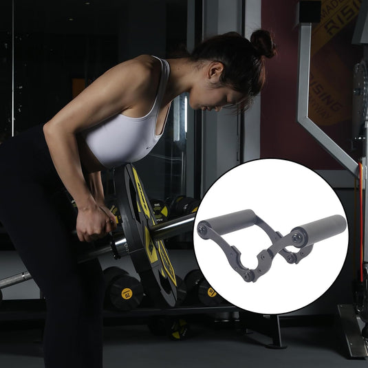 V-bar roeigreep met dubbele handgreep en antislip rubber – T-bar row handvat – fitness accessoire