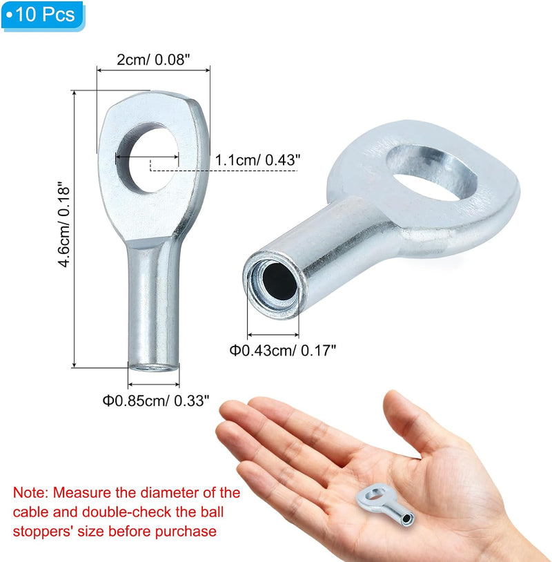 Chargez l'image dans la visionneuse de la galerie, Kabelstoppers 10 stuks voor fitness kabelmachines – kabel stop onderdelen – fitnessapparatuur accessoires
