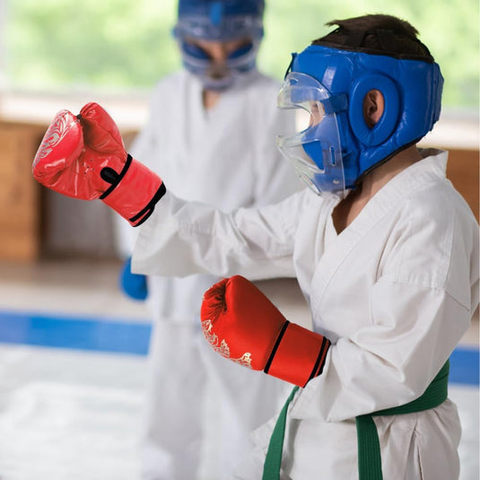 Gants de boxe pour enfants 6 oz rouges
