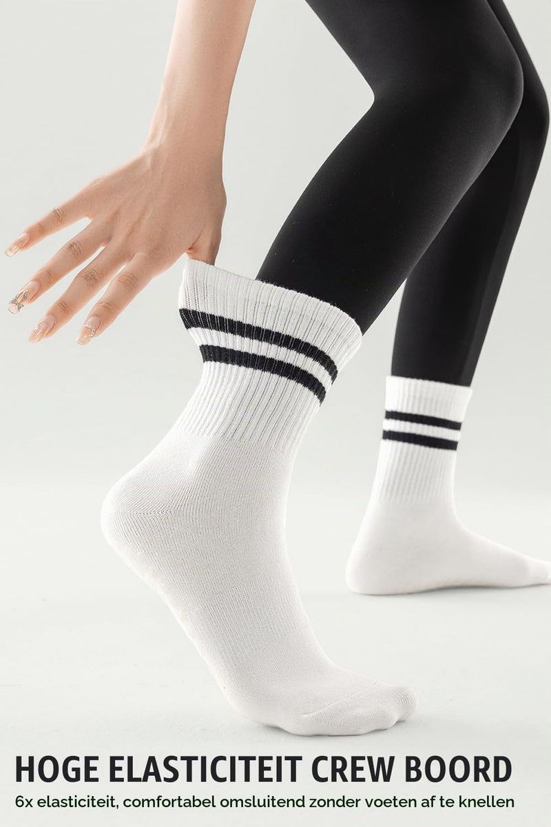 Laad afbeelding in Galerijviewer, Pilates antislip sokken 3 paar met siliconen grip – yoga sokken – fitness sokken
