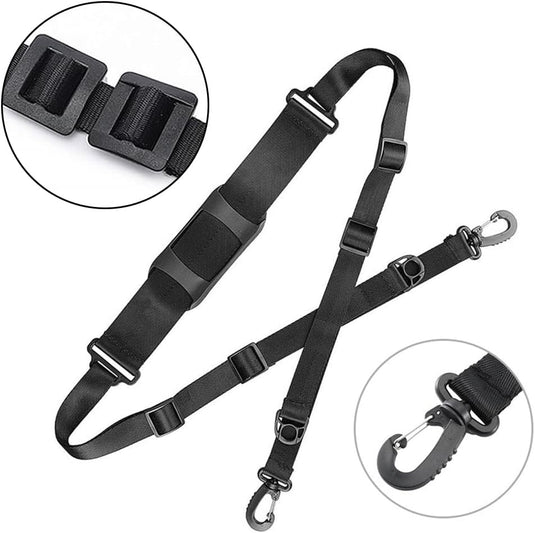 Skateboard draagriem verstelbaar zwart