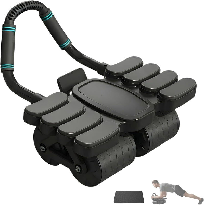 Load image into Gallery viewer, Ab roller met automatische rebound elleboogsteun en telefoonhouder – buikspiertrainer – ab wheel
