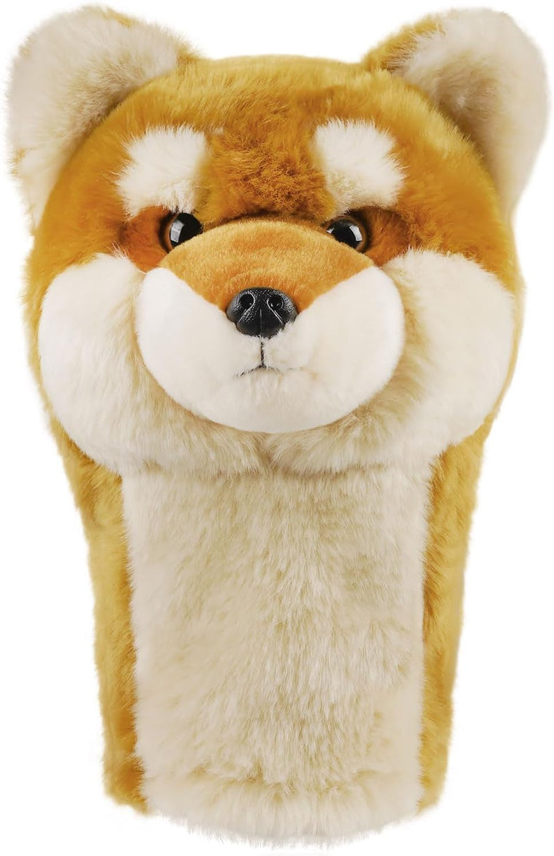 Laad afbeelding in Galerijviewer, Pluche golfclubhoes Shiba Inu voor drivers tot 460 cc
