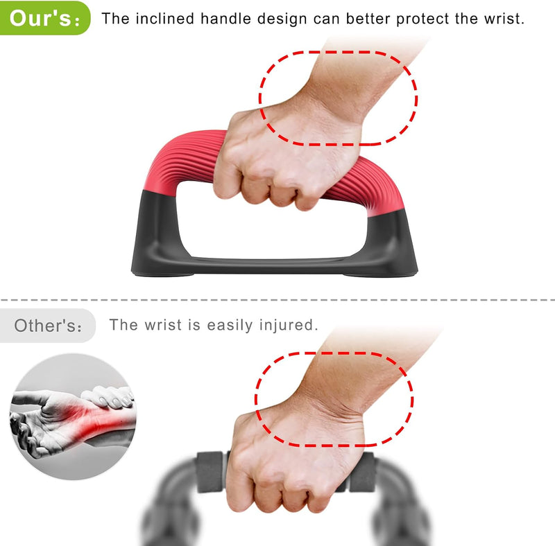 Load image into Gallery viewer, Push-up bars met zachte ergonomische handgrepen en antislip basis – opdruksteunen – fitness accessoires

