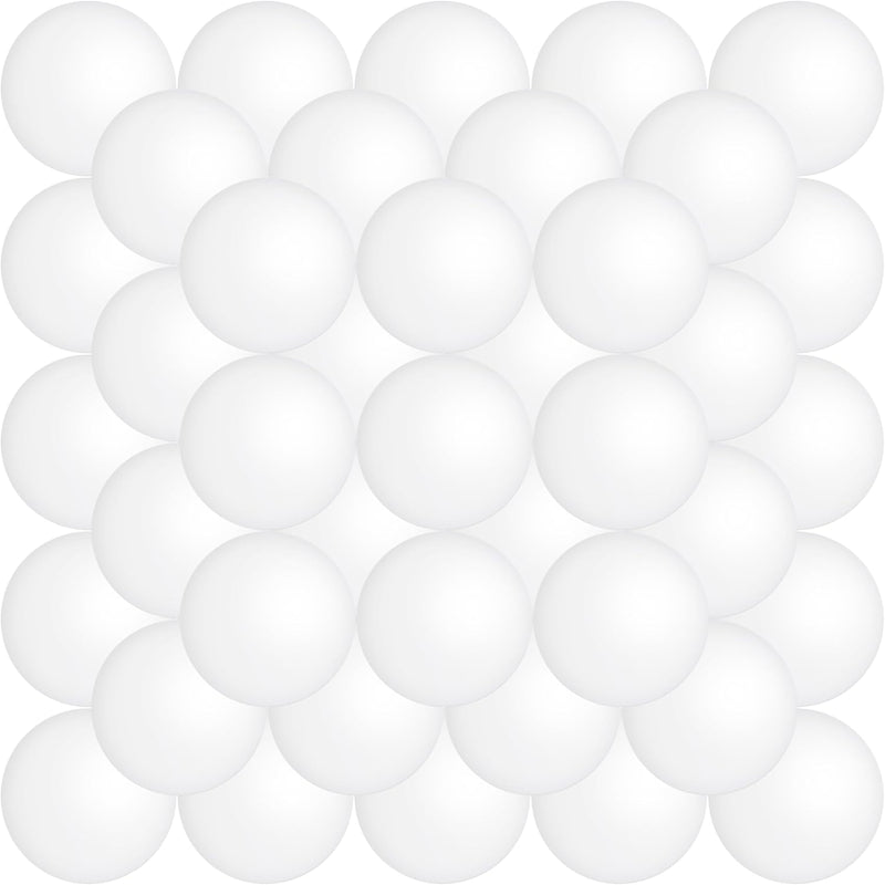 Load image into Gallery viewer, Een raster van 28 overlappende witte bollen, die doen denken aan de 🏓 ultieme pingpongballen voor bierpong, feesten en tafeltennis 🍻, gerangschikt in een perfect vierkant op een onberispelijk witte achtergrond.
