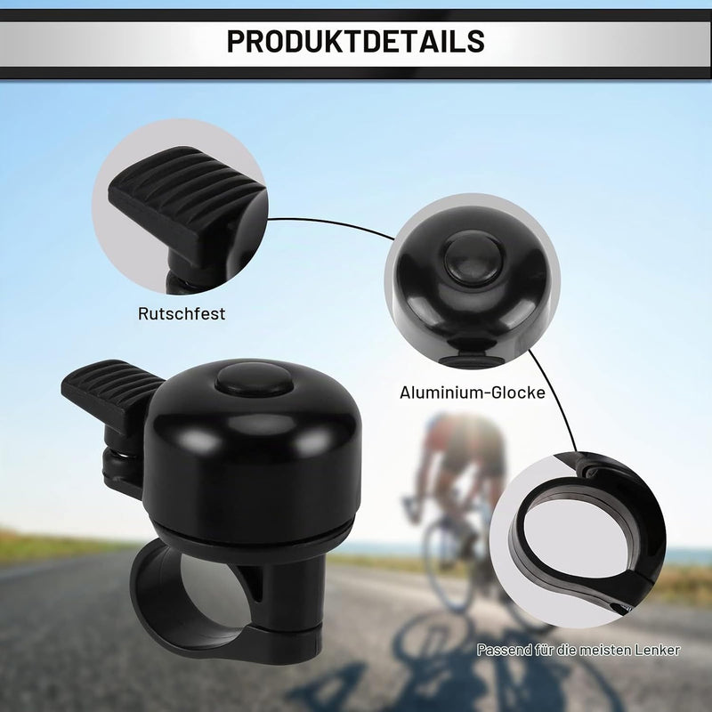 Load image into Gallery viewer, Fietsklingel 120 dB compact en waterbestendig – fietsbel – fietsklingel
