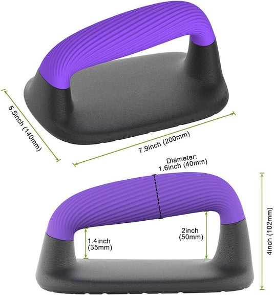 Push-up bars met ergonomische handgrepen en antislip basis tot 226 kg – opdruksteunen – calisthenics