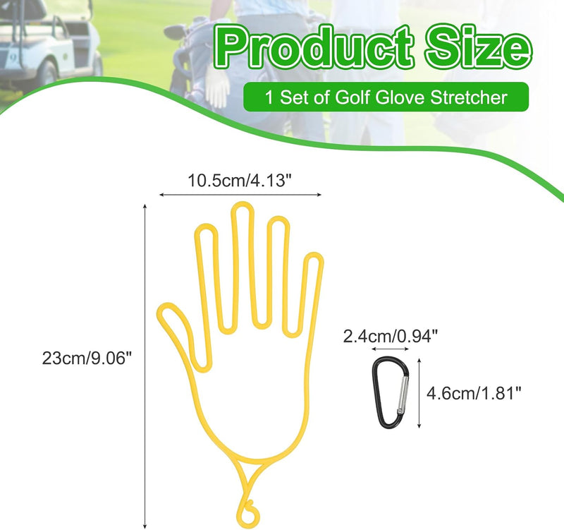 Laad afbeelding in Galerijviewer, Golfhandschoen houder met ophanghaak – handschoenspanner en droger – golf accessoires

