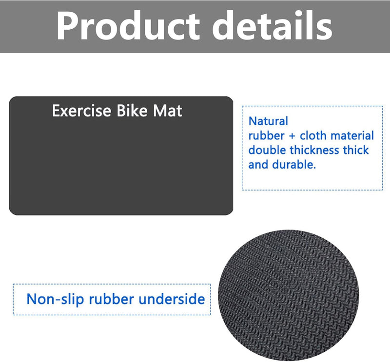 Laden Sie das Bild in Galerie -Viewer, Beschermmatten fitnessapparatuur 2 stuks – 60 x 30 cm – 3 mm rubber – antislip vloermat voor hometrainer en loopband
