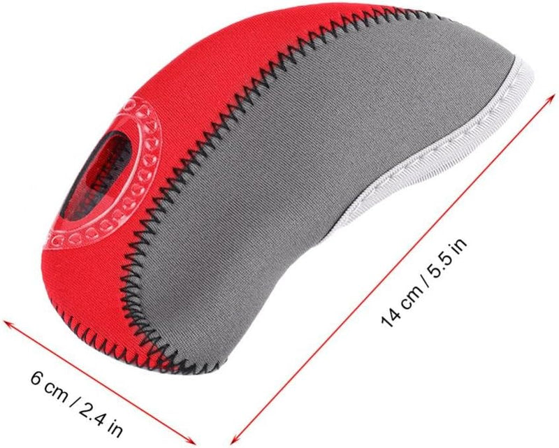 Load image into Gallery viewer, Golfijzer beschermhoezen 10 stuks van neopreen met transparant nummervenster – iron covers – golfclubonderhoud
