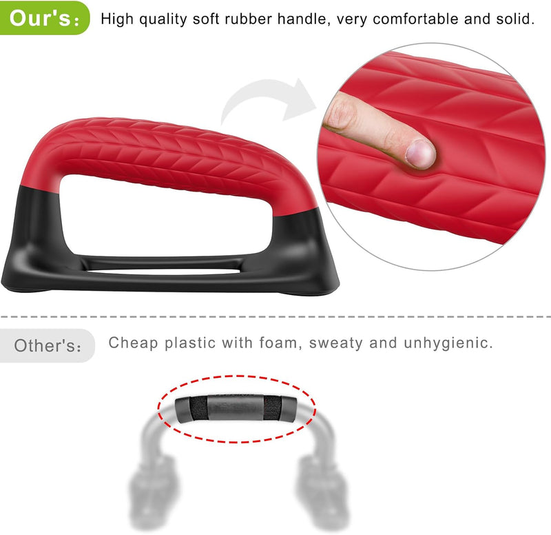 Load image into Gallery viewer, Push-up bars met ergonomische handgrepen en antislip onderzijde – opdruksteunen – calisthenics
