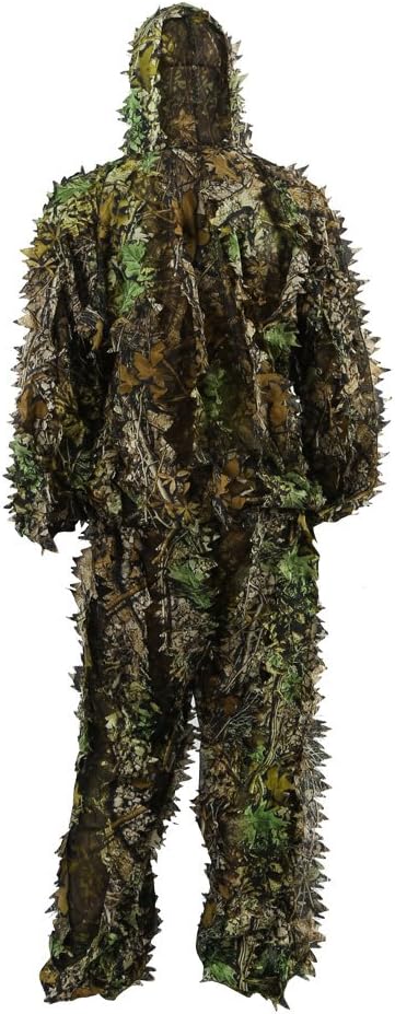 Zicac 3D camouflage kostuum Ghillie jungle ghillie camouflage kostuum Woodland jachtkleding party verduistering