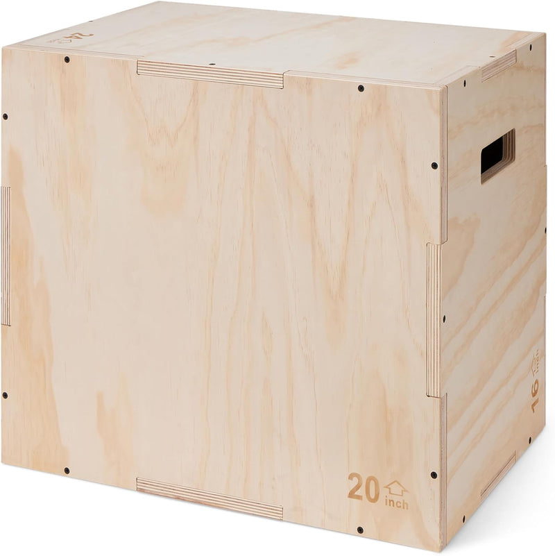 Laad afbeelding in Galerijviewer, Houten plyo box met 3 hoogtes tot 204 kg – jump box – plyometrische trainingsbox
