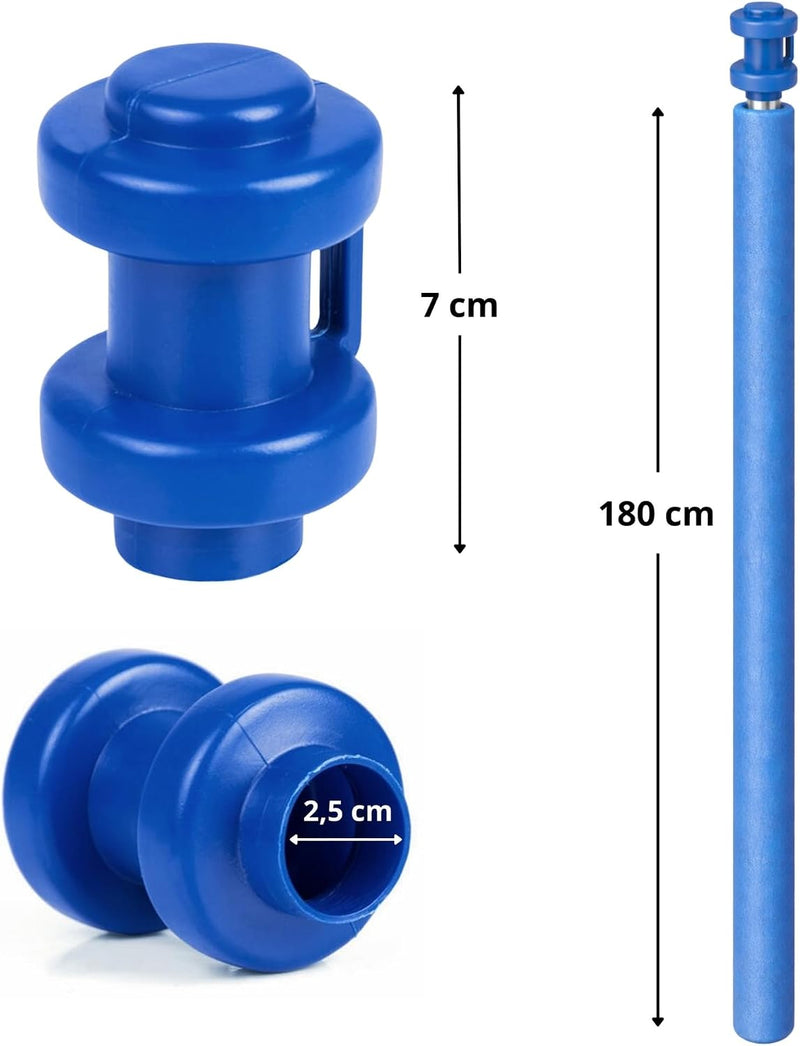 Załaduj obraz do przeglądarki galerii, Trampoline stangbescherming 8 stuks 180 cm van PE-schuim – schuimbuizen – trampoline accessoires
