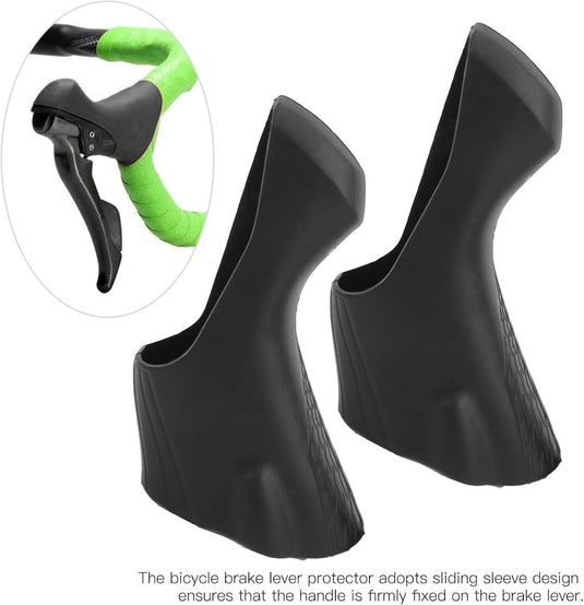 2 silikonowe osłony dźwigni hamulca do rowerów szosowych Shimano ST-R7000 i ST-R8000 – osłony klamek hamulcowych – chwyty rowerowe