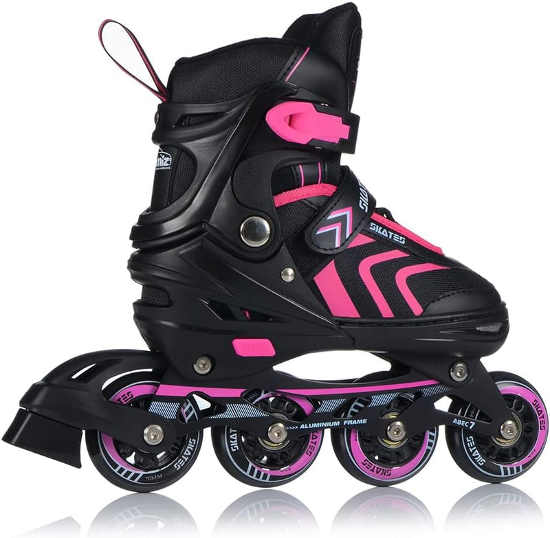 Load image into Gallery viewer, Inlineskates, 4-in-1 rolschaatsen, inline skates, schaatsen, verstelbaar, voor kinderen en volwassenen, ABEC7 lagers, maten 29-43
