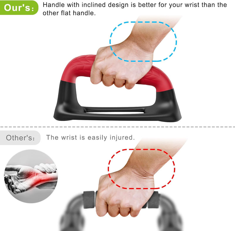 Load image into Gallery viewer, Push-up bars met ergonomische handgrepen en antislip onderzijde – opdruksteunen – calisthenics
