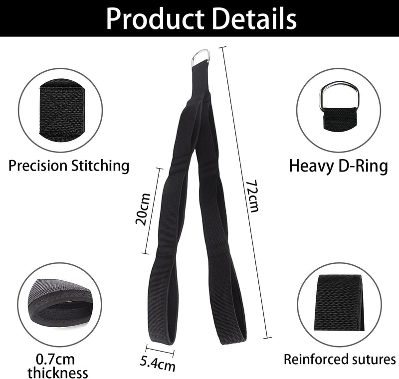 Load image into Gallery viewer, triceps touw fitness apparatuur, krachttraining Spantouw wordt geleverd met opbergtas, Triceps-trainer voor lat pulldowns, geschikt voor triceps krachttraining gym accessoire
