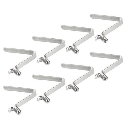 Veerklemmen voor telescopische buizen 8x5,5 mm (8 stuks) - Kajak peddel borgpennen - Tentpaal borgclips staal