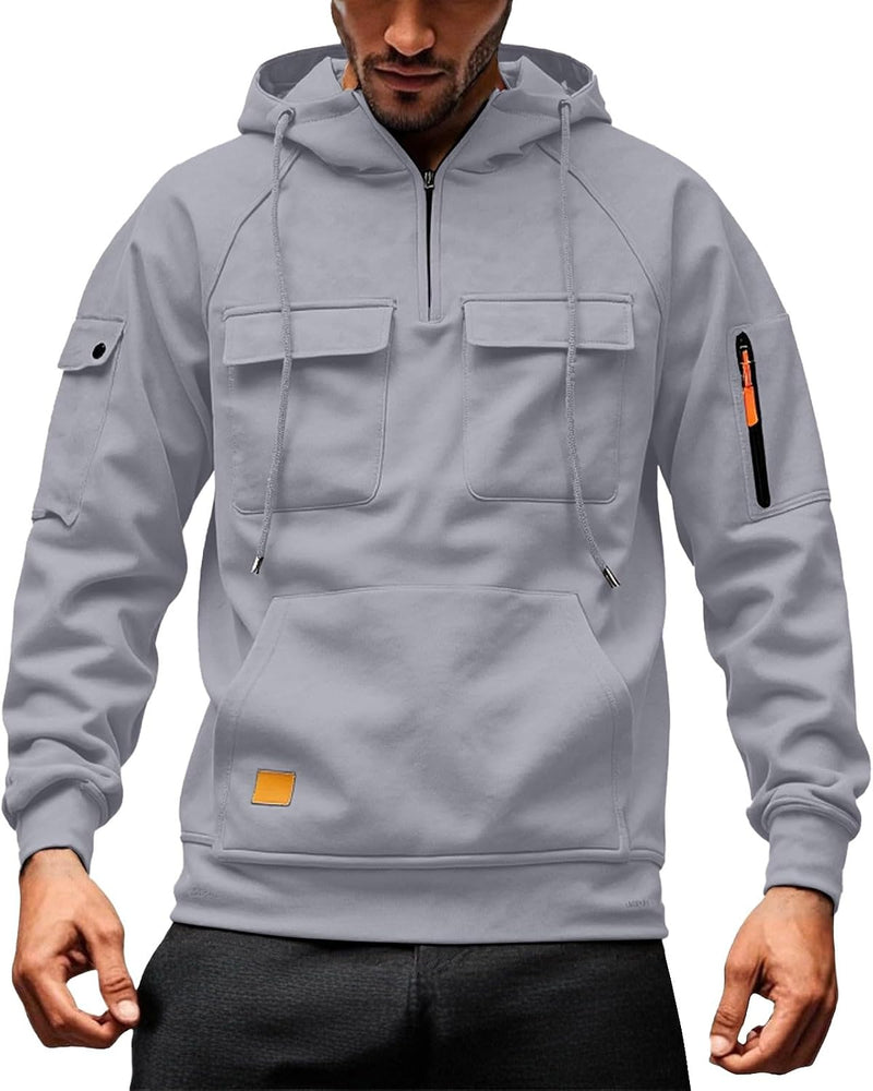 Laden Sie das Bild in Galerie -Viewer, Heren hoodie met capuchon en kangoeroezak voor de winter – sweater – capuchontrui
