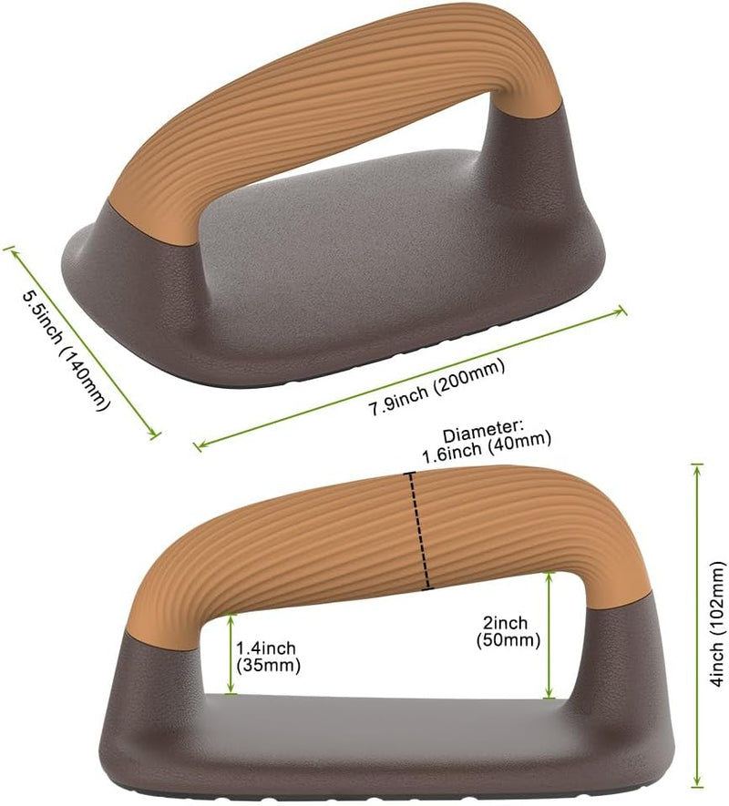 Chargez l'image dans la visionneuse de la galerie, Push-up bars met ergonomische zachte handgrepen en antislip basis – opdruksteunen – krachttraining
