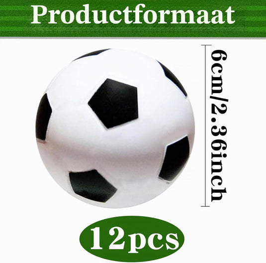 Mini schuimballen 12 stuks zachte sportballen van PU – stressballen – speelballen