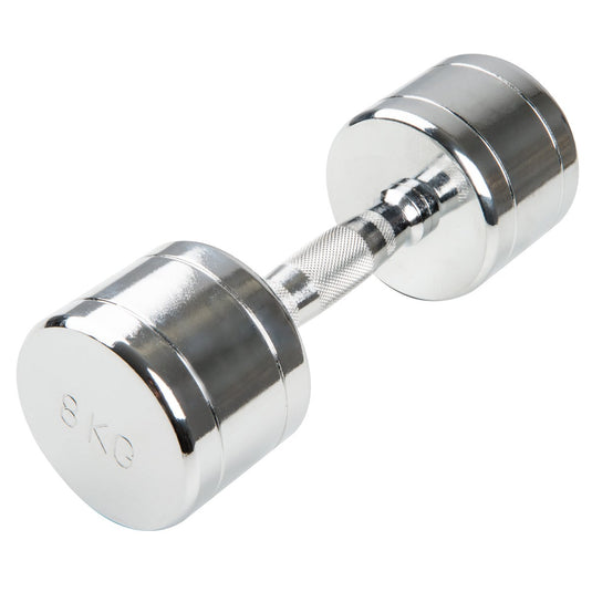 Trendy Sport Chroom dumbbell - 1 stuk - 5,0 kg