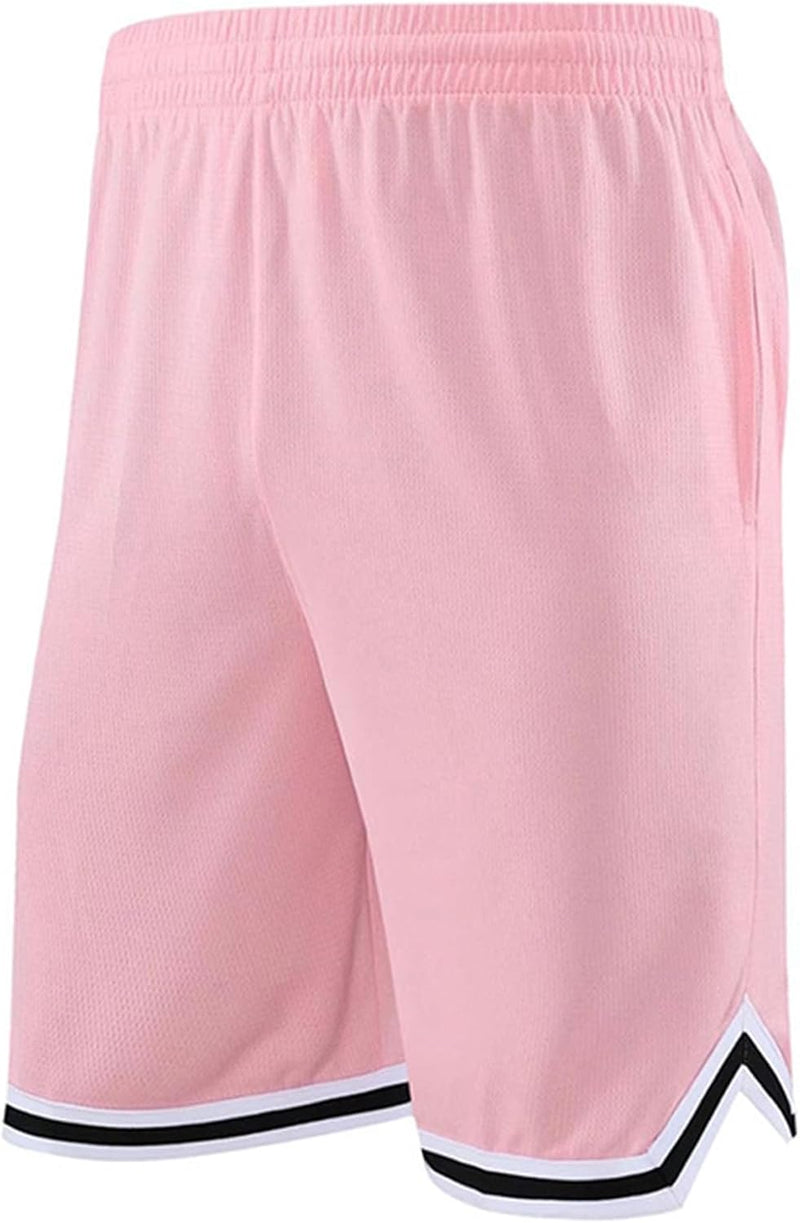 Load image into Gallery viewer, Lange basketbalshort heren van ademend mesh met ritszak – sportshort – fitness broek
