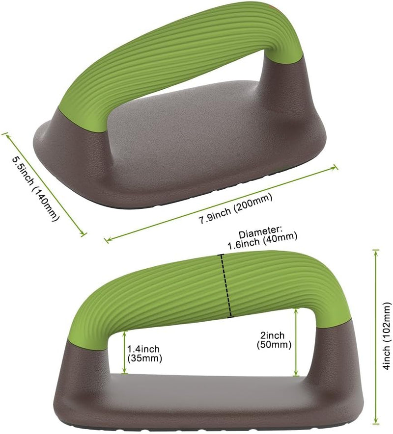 Chargez l'image dans la visionneuse de la galerie, Push-up bars met ergonomische zachte handgrepen en antislip basis – opdruksteunen – krachttraining
