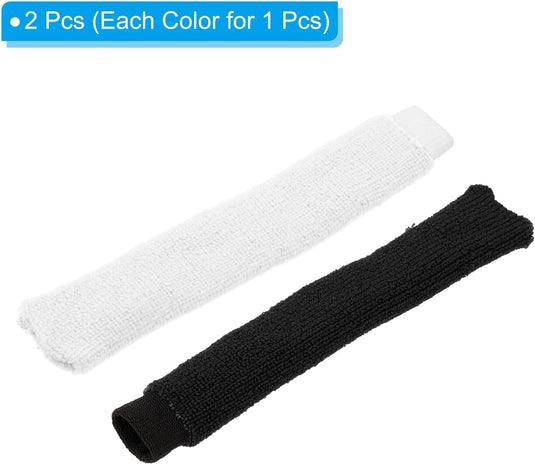 Badminton handdoek grips 2 stuks antislip en zweetabsorberend grijs-rood – racket overgrips – badminton accessoires