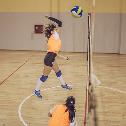 Volleybal maat 5 PU leer zacht indoor outdoor volleyballen sport training spel spelen bal voor beginners, tieners en volwassenen, 8,2