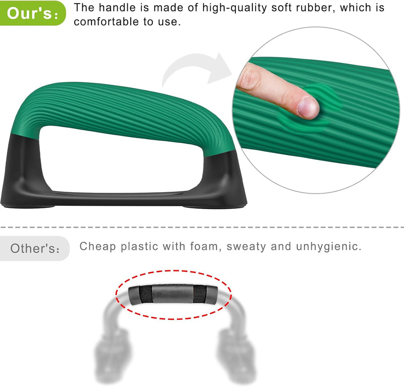 Laden Sie das Bild in Galerie -Viewer, Push-up bars met zachte ergonomische handgrepen en antislip basis – opdruksteunen – krachttraining
