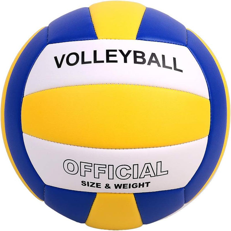 Load image into Gallery viewer, Volleybal maat 5 PU leer zacht indoor outdoor volleyballen sport training spel spelen bal voor beginners, tieners en volwassenen, 8,2
