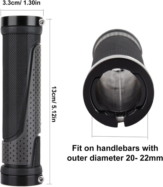 Fietshandvatten set 22 mm zwart antislip