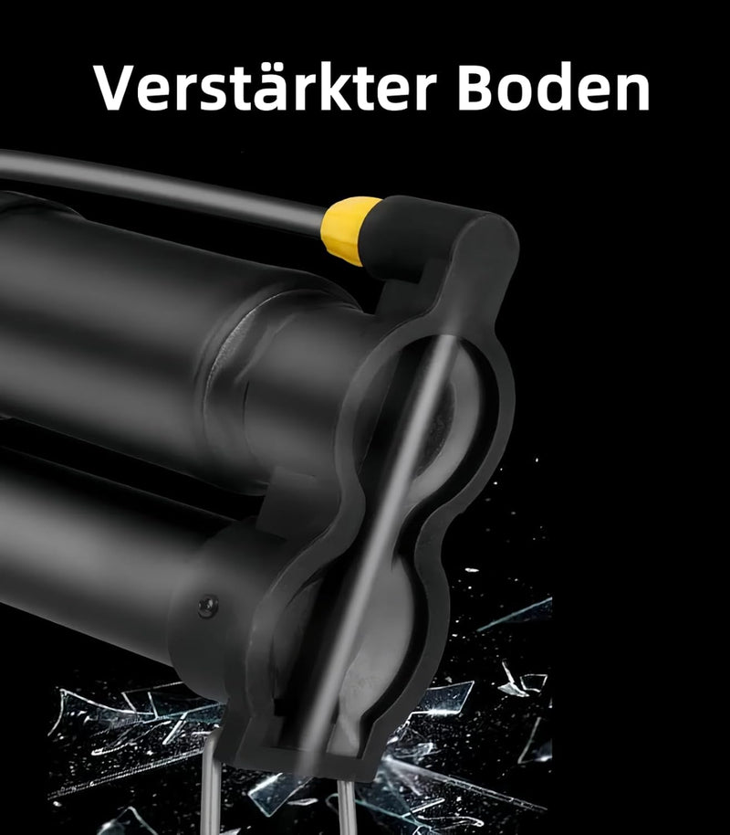 Chargez l'image dans la visionneuse de la galerie, Fietspomp met manometer tot 160 PSI voor Presta en Schrader ventielen – vloerpomp – luchtpomp

