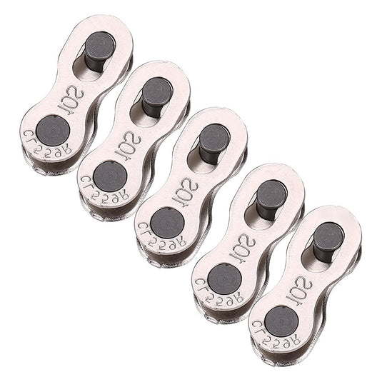 Fiets-kettingslot, 5 paar kettingslot fietsketting fietsketting fietsketting, voor 6 7 8 9 10 snelkoppeling (geen standaard 10 snelheid)