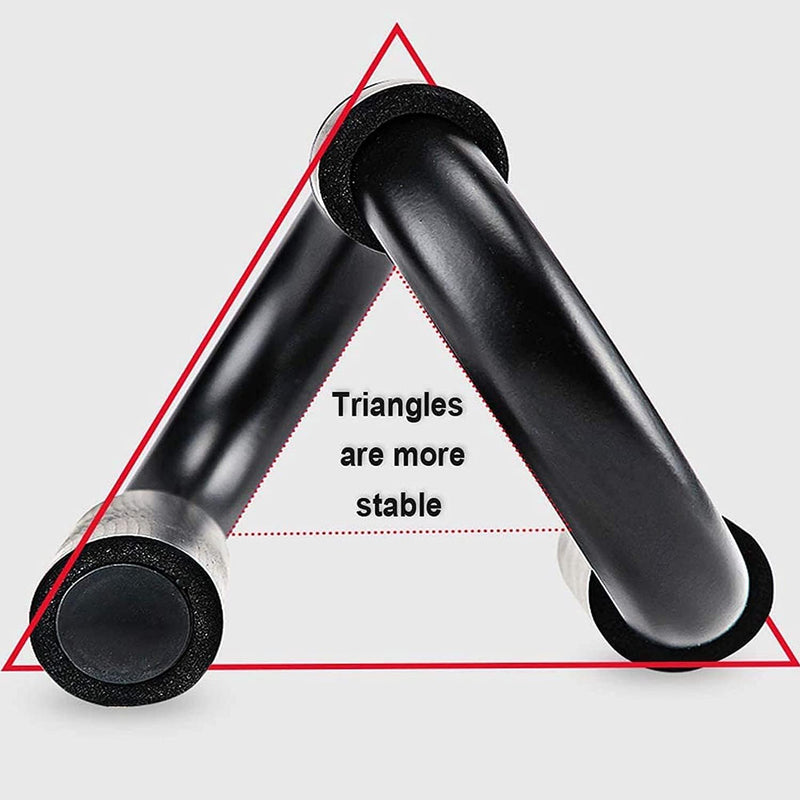 Load image into Gallery viewer, Push Up Bar Pushup Handles 2 Bars S Shapes for Floor Chest Workout Equipment Home Gym for Men and Women,Sweat Absorbent Thick Sponge Handle,Anti Slip PVC Bottom.
