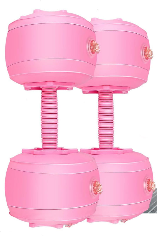 Verstelbare water dumbbells set 2-in-1 zwart