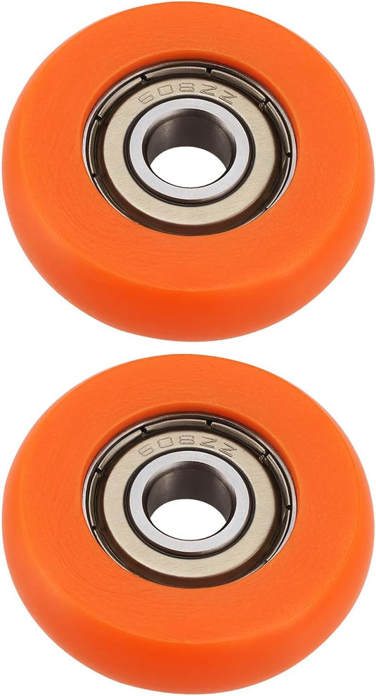 Roeimachine stoelwielen set van 2 stuks 36 mm
