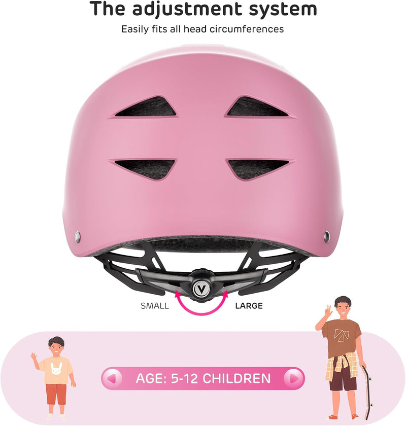 Laad afbeelding in Galerijviewer, Kids Helm en Pads Set Leeftijd 5-15 Jaar Kids Skateboard Helm Kniebeschermers Elleboog Pads Pols Pads voor Roller Scooter Fietsen Schaatsen

