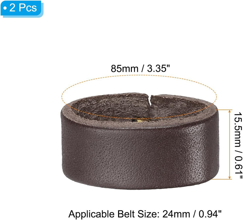 Chargez l'image dans la visionneuse de la galerie, Leren riemlussen 2 stuks voor riemen 38-40 mm – riemhouders – vervangende keeper loops
