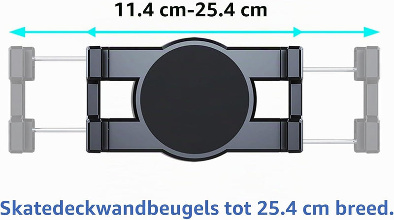 Carica immagine in Galleria Viewer, Skateboard wandhouder 360° draaibaar 2 stuks tot 15 kg – deck displayhouder – skate accessoires
