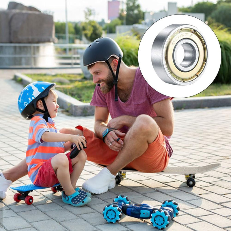 Laad afbeelding in Galerijviewer, Kogellagers, 20 stuks 608 ZZ kogellagers, voor schaatsen, skateboards, inline skates, 8 mm x 22 mm x 7 mm
