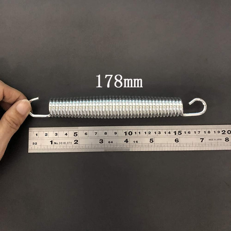 Load image into Gallery viewer, Trampolineveren 5 stuks 178 mm met veertrekker en driehoeksgesp – vervangingsveren – trampoline accessoires
