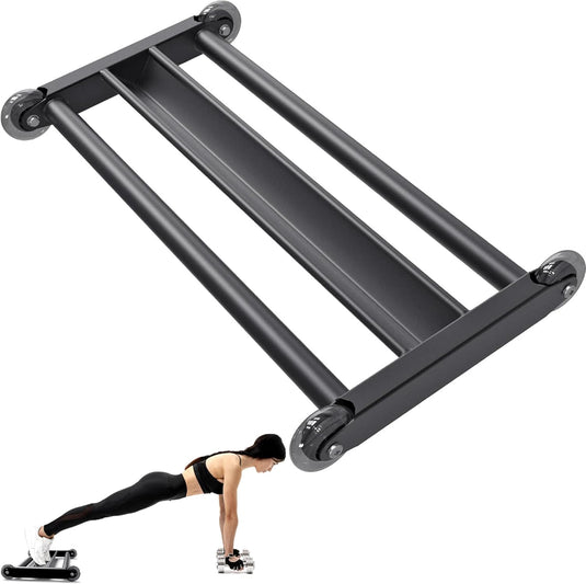 Hamstring roller met V-vormige voetsteun en soepele wielen – glute trainer – core trainer