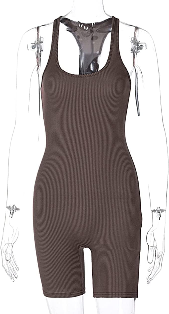 Laden Sie das Bild in Galerie -Viewer, Dames sport jumpsuit kort mouwloos
