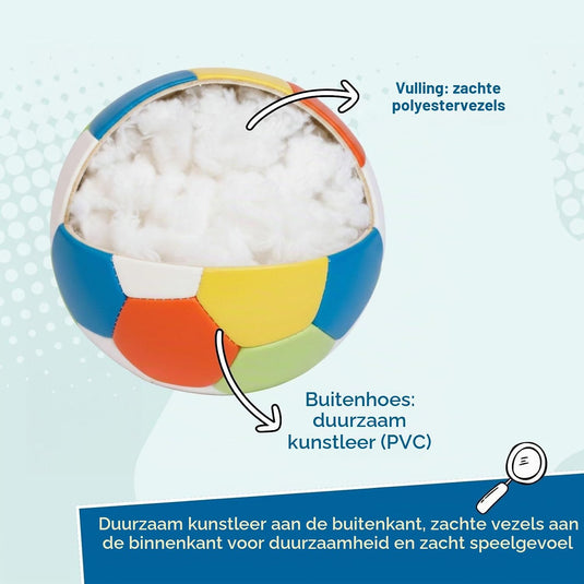 Zachte speelbal 10 cm van schuim voor kinderen – softball – speelbal