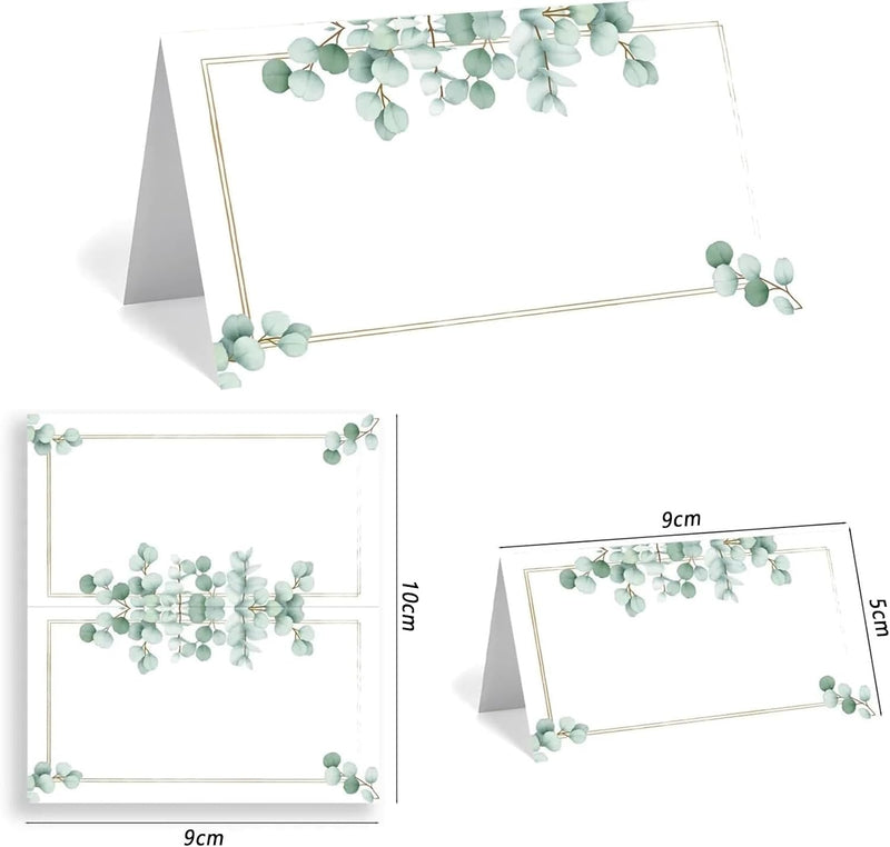 Load image into Gallery viewer, 100 Stuks trouwplaatskaartjes, Plaatskaartjes voor tafeldecoraties, Elegant ontworpen plaatskaartjes voor bruiloften, ceremonies, verjaardagen, dopen, communies en andere festiviteiten
