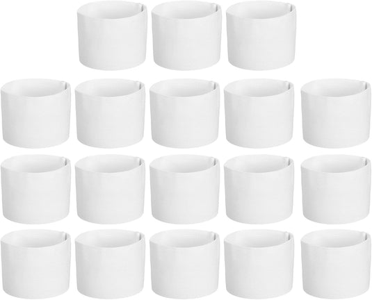 Aanvoerdersbanden 18 stuks verstelbaar 33 x 7 cm – captain armbanden – voetbal accessoires